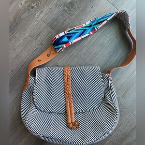 Noonday Collection Pattern Play Bag with Multicolor Strap